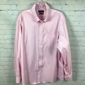 Lauren Ralph Lauren Pink Dress‎ Shirt Men’s XL Button Down Regular Fit Pastel